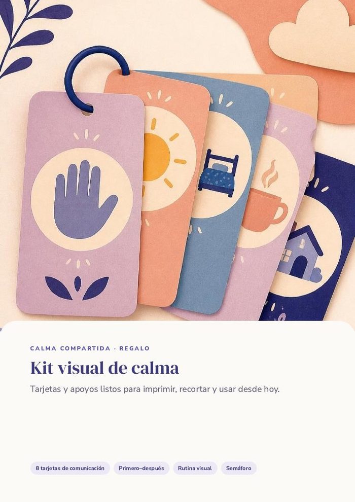 Portada del regalo: kit visual de calma
